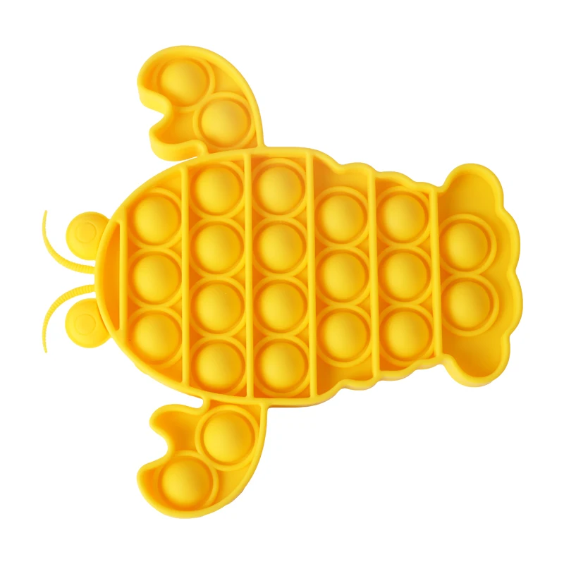 
Lobster Shape Anti- Stress Toys Push Pop Bubble Fidget Sensory Toy for Sale 