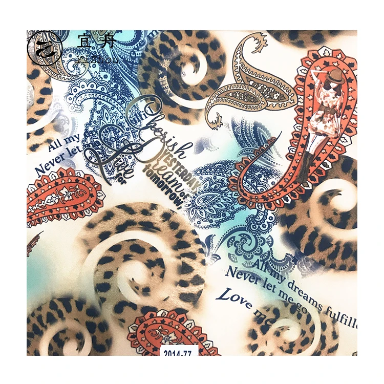 High density taffeta polyester floral printed fabric digital printing lining fabric for down coat jacket