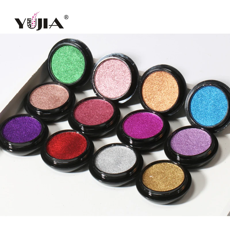 2020 manicure solid mirror powder 12 color eye shadow cake solid mirror titanium powder nail art decoration