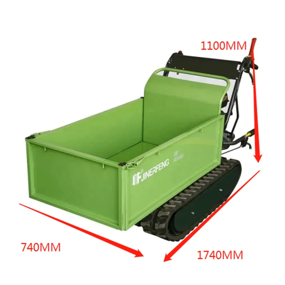 Robust All-Terrain Tracked Vehicles Heavy-Duty Crawler Dumpers Diesel Rubber Track Carriers Agricultural Solutions