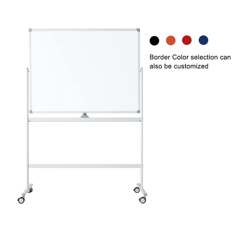 Mobile magnetic whiteboard white board stand dry erase board