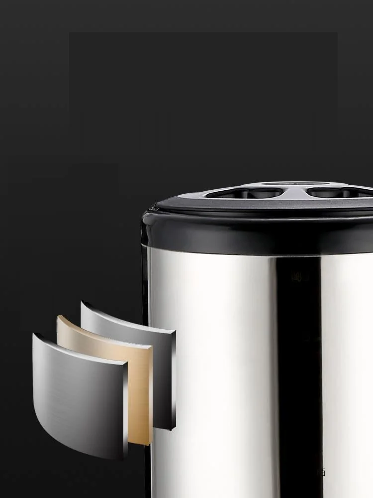 Hot Drink Dispenser Heated Water Buckets Insulated Tea Barrel Stainless Steel Milk Cans