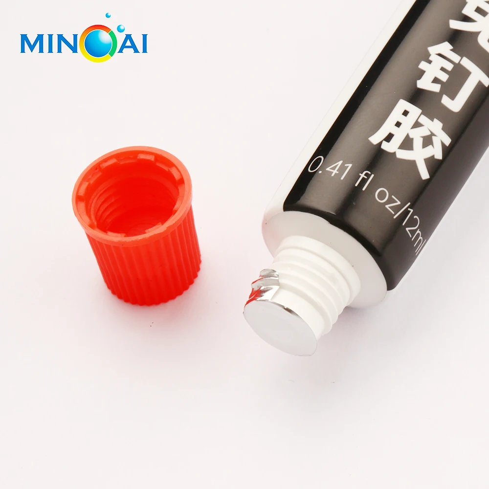 Wholesale Printed Empty MS Adhesive Aluminum Glue Tube Plastic Packaging