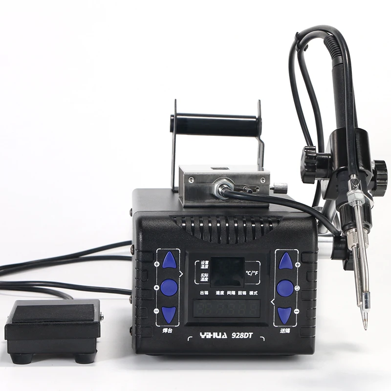 YIHUA 928DT anti static lead free rework station foot operate tin auto soldering iron constant temperature soldering station