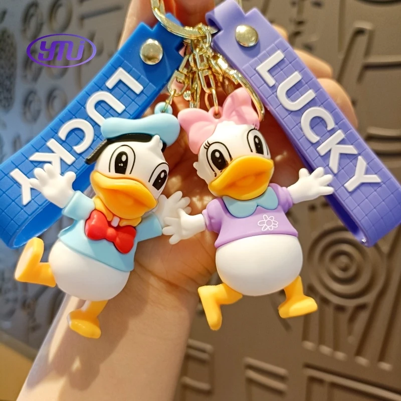 Брелок Микки Маус мультяшный Минни Дональд Дак аниме милая сумка кулон брелок для ключей в машину аксессуары Подарочный женщин