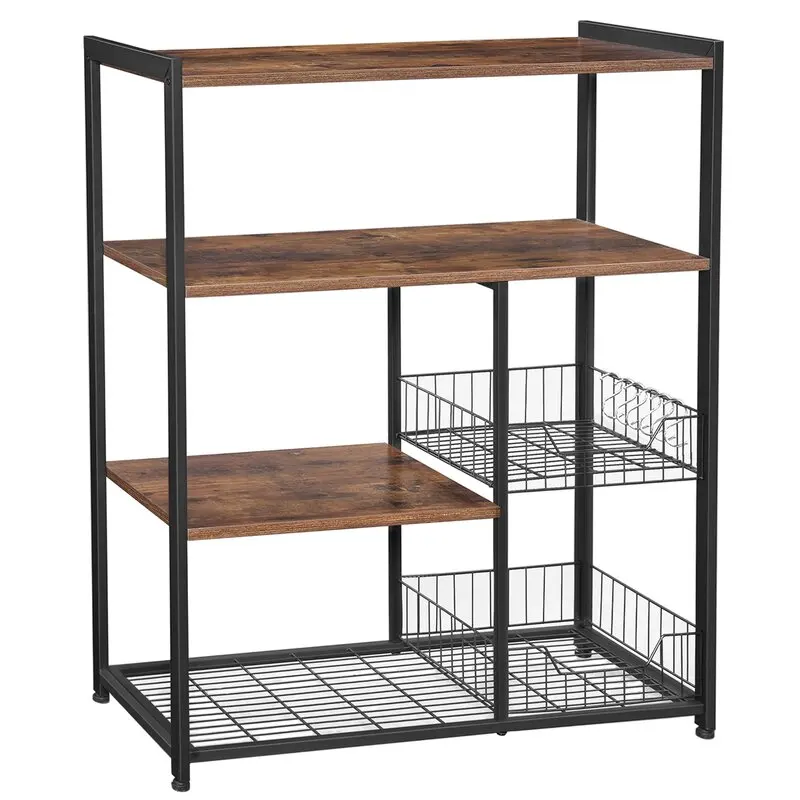 3-Tier High Quality Movable Hot Sale Modern Metal Kitchen Racks Cabinet Serving Trolley Cart Organizer Living Room Furniture
