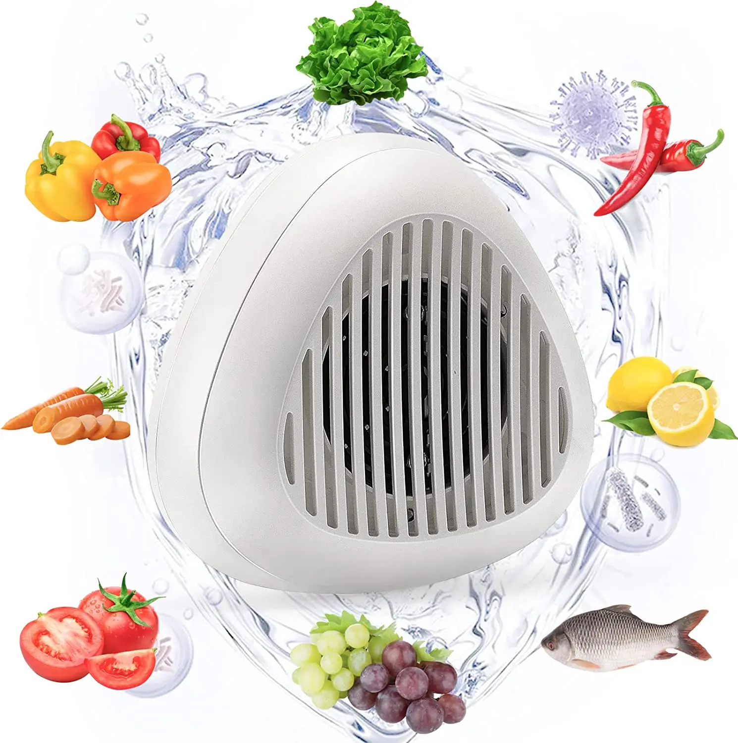 Fruit Cleaner Device in Water  Vegetable Washing Machine USB Rechargeable Food Purifier Cleaner