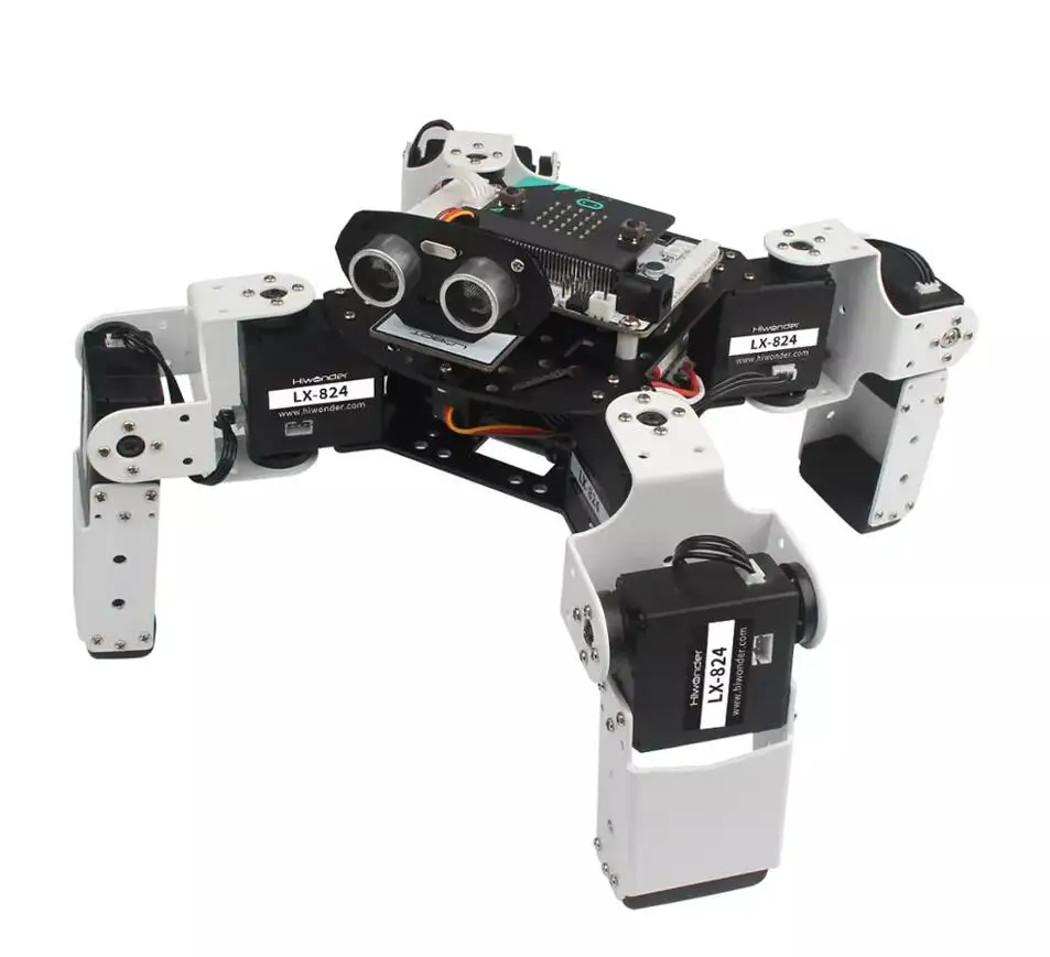 Hiwonder Alienbot Kids STEAM Education Multi-Legged Robot Radio Control Toy Programmed Quadruped Robot Code Learning Micobit
