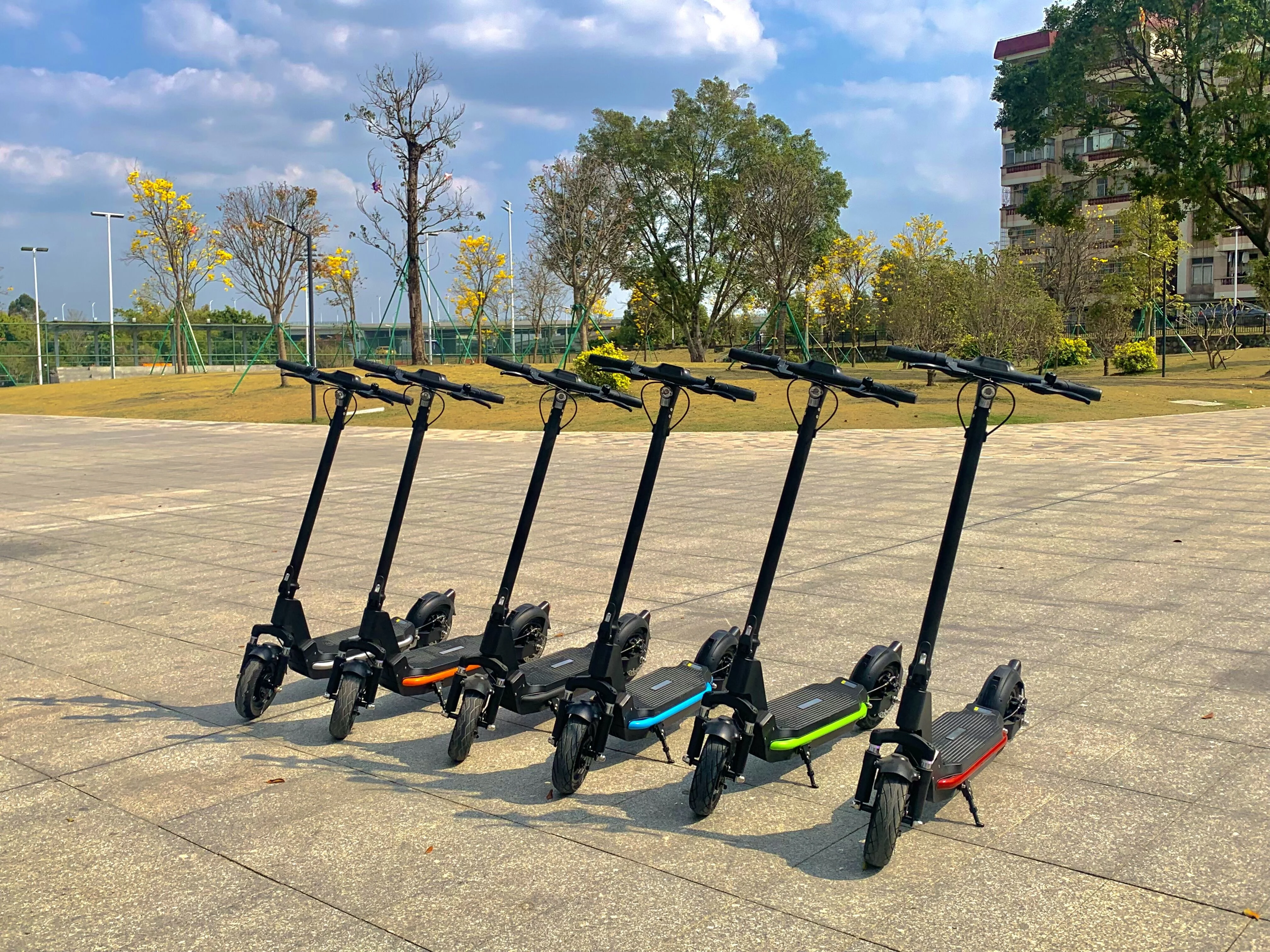 Factory Direct Price Fast Speed P3 Folding Electric Scooter 10 Inch 48v 500w Electric Scooter for Adult
