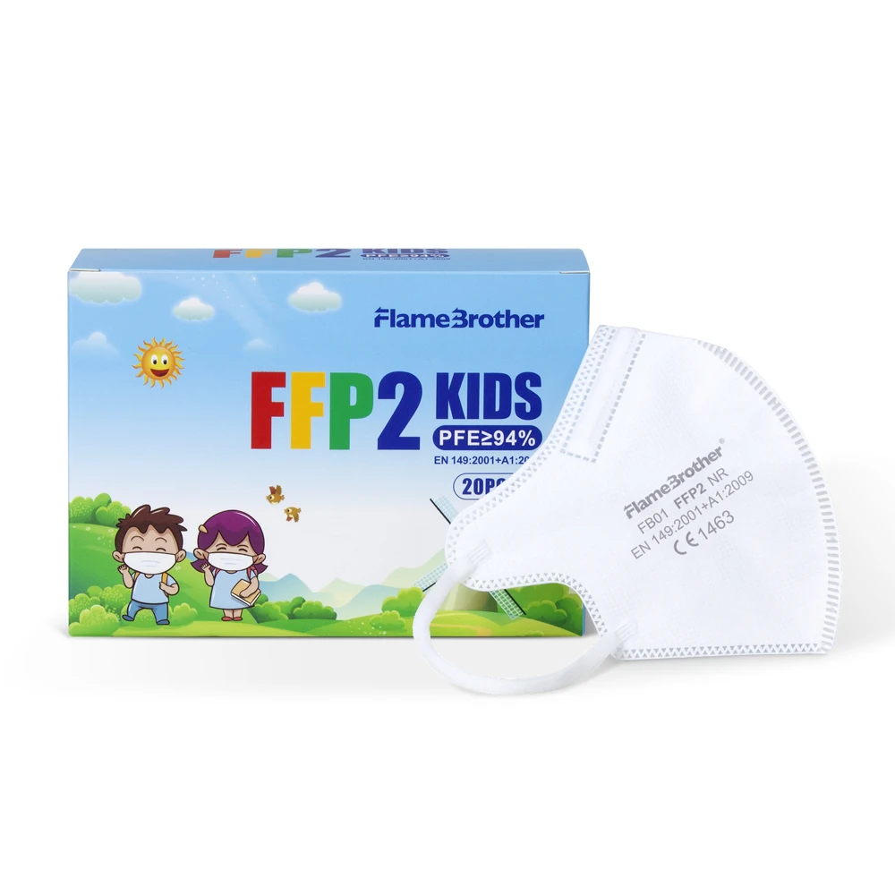 FFP2 Kids Mask masques-ffp2 CE EN 149 Children Face Mask Masques FFP2 NR FFP2 Kids