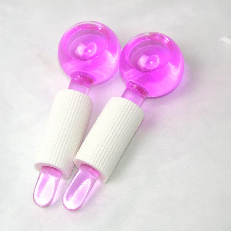ice globes glitter cooling facial for