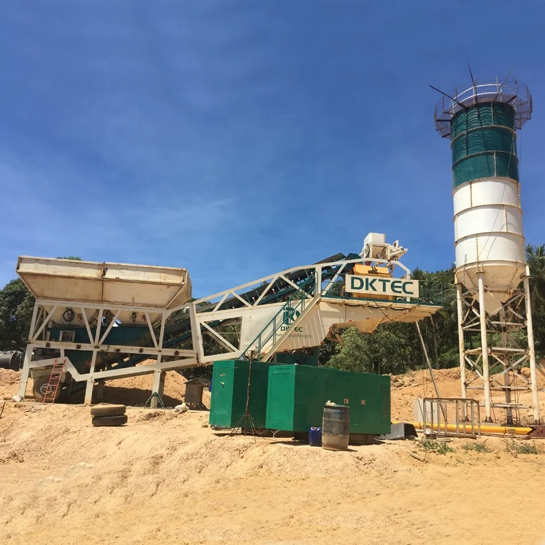 YHZS35 Concrete Batching Plant Price