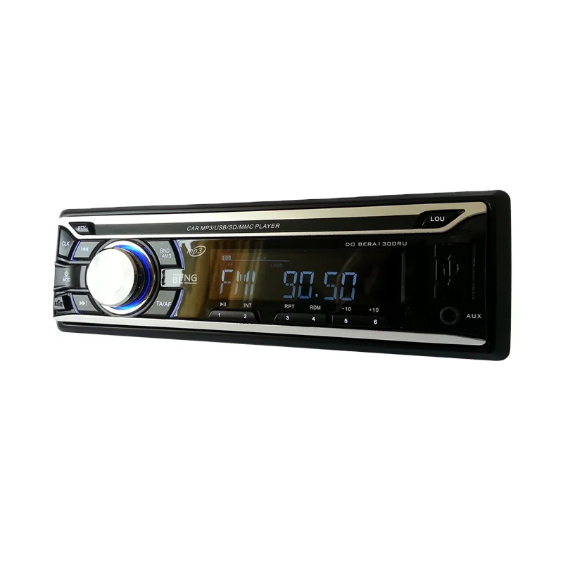Автомобильный радиоприемник четырехтоновый стерео CD-плеер автомобильный mp3-плеер FM-радио аудио музыка USB/SD с входом AUX 12 В