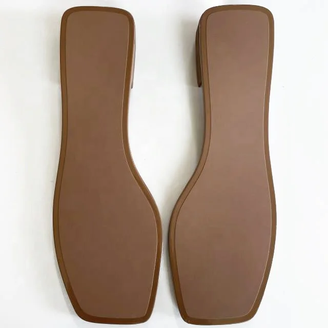 Factory Sandal Soles Double Parts TPU Soles for Slipper Making Injection Molded Eco-friendly Durable Shoe Soles Supplier OEM/ODM