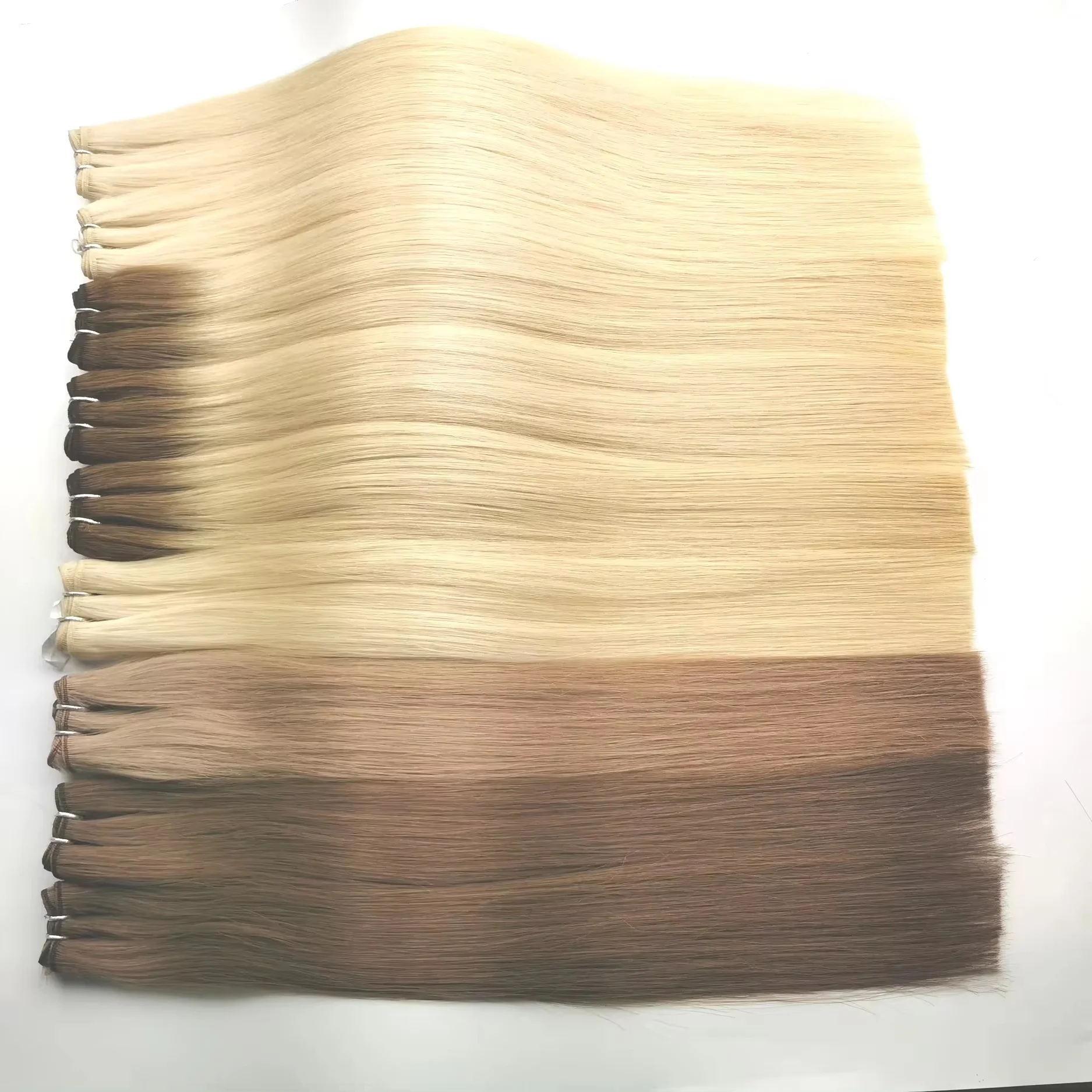 Second Generation Of Hand Braided Hair Human Hair Weft Curtain Genius Weft Hair Extensions