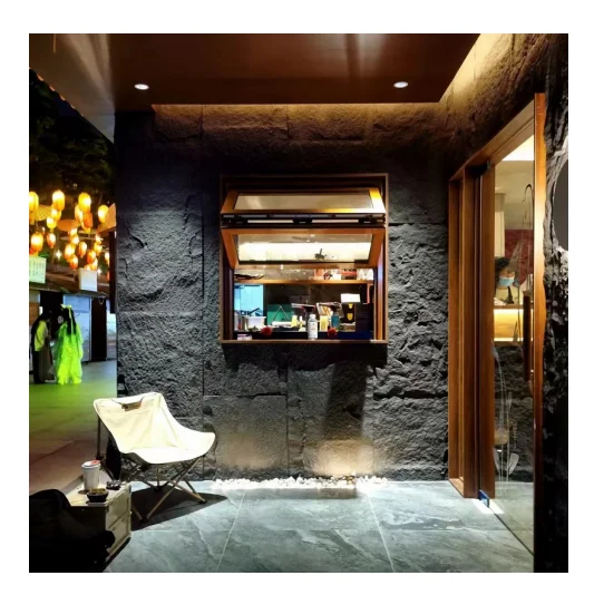 Pu stone wall panel polyurethane stone panel 3D wall panel board artificial light weights slate stone