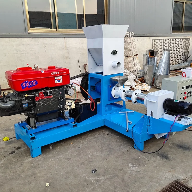 Animal feed production line pet cat dry dog food making machine animal feed pellet mill