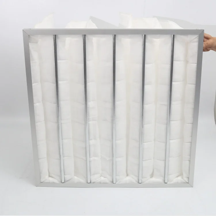 F6 Filter Medium effect dust removal pocket filter fiberglass media bag filter f7 f8