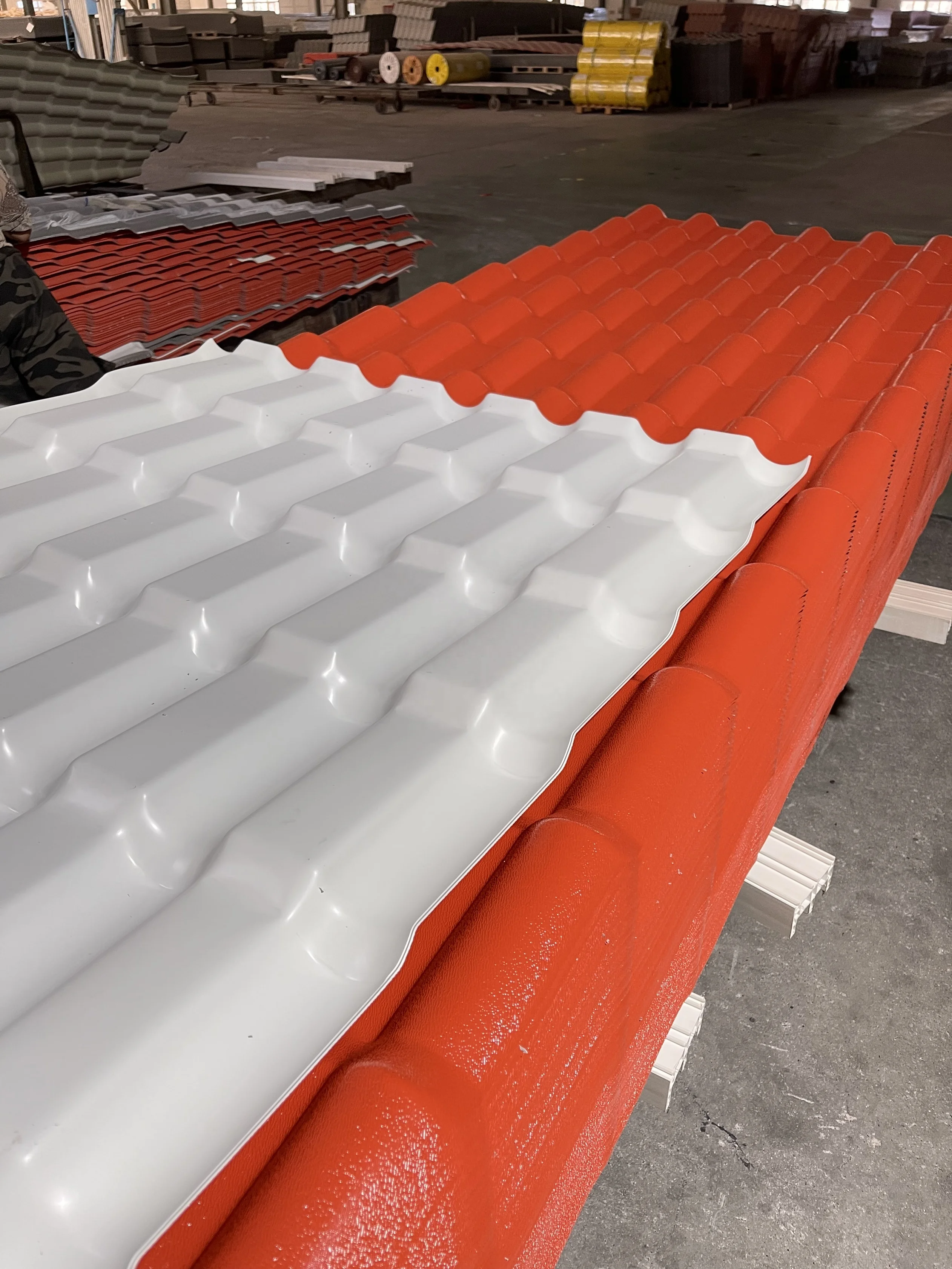 Plastic roofing tile pvc glazed tile ASA resin roof tile upvc sheet
