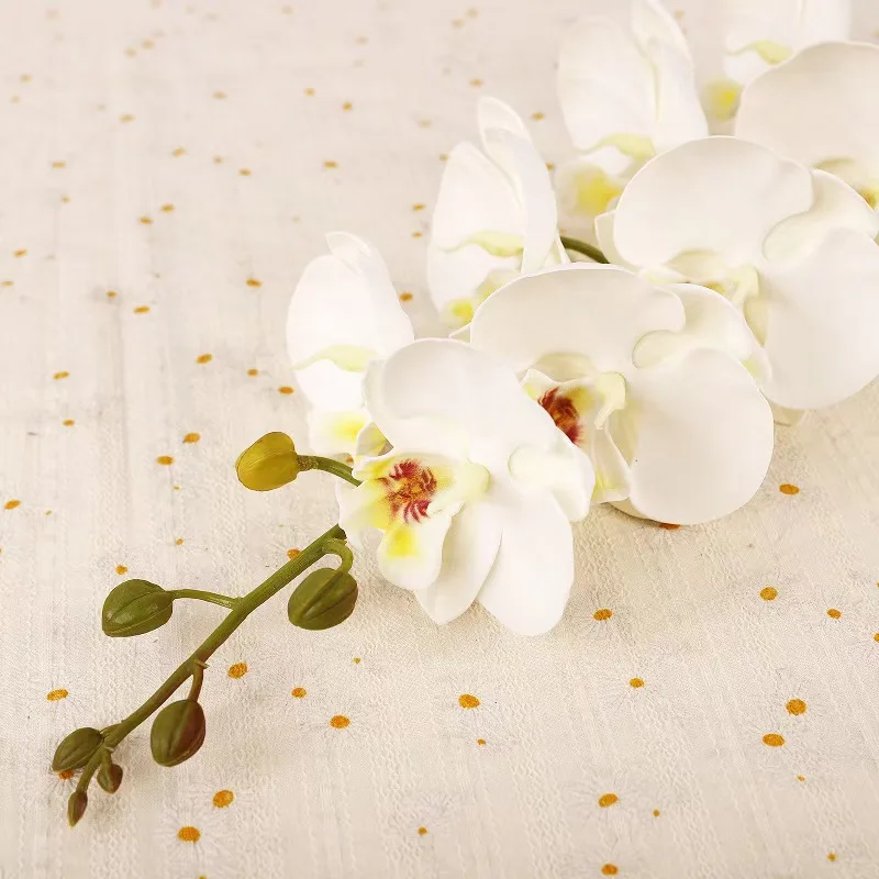 Hot Selling Artificial Orchid Petals Flowers Real Touch Phalaenopsis Flower For DIY Craft Home Wedding Party Decorations