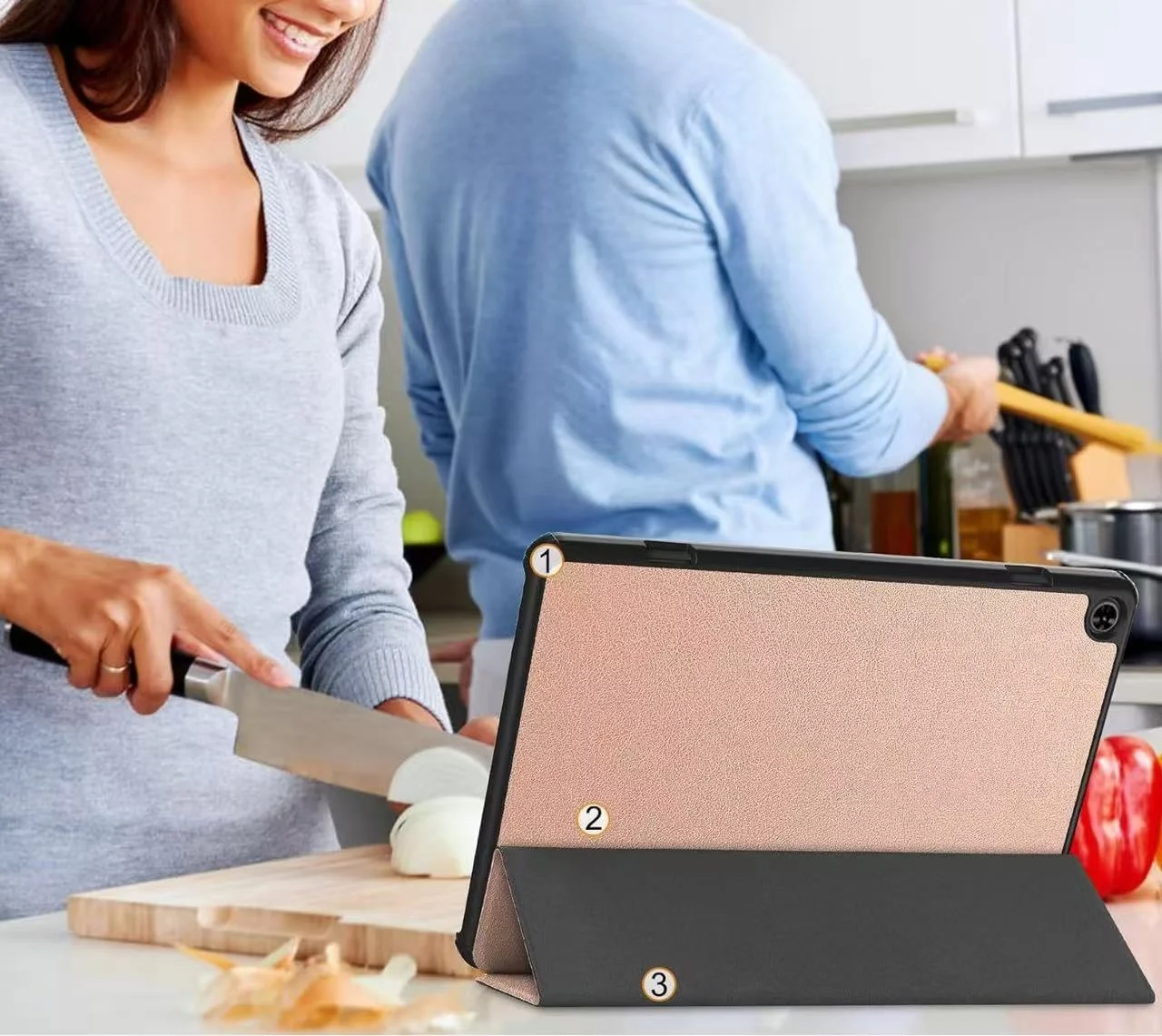 High End Light Weight Slim Tri-Fold Shockproof Magnetic Cover Stand Case for Huawei MatePad SE 11 inch 2024 AGS6-W00 Tablet