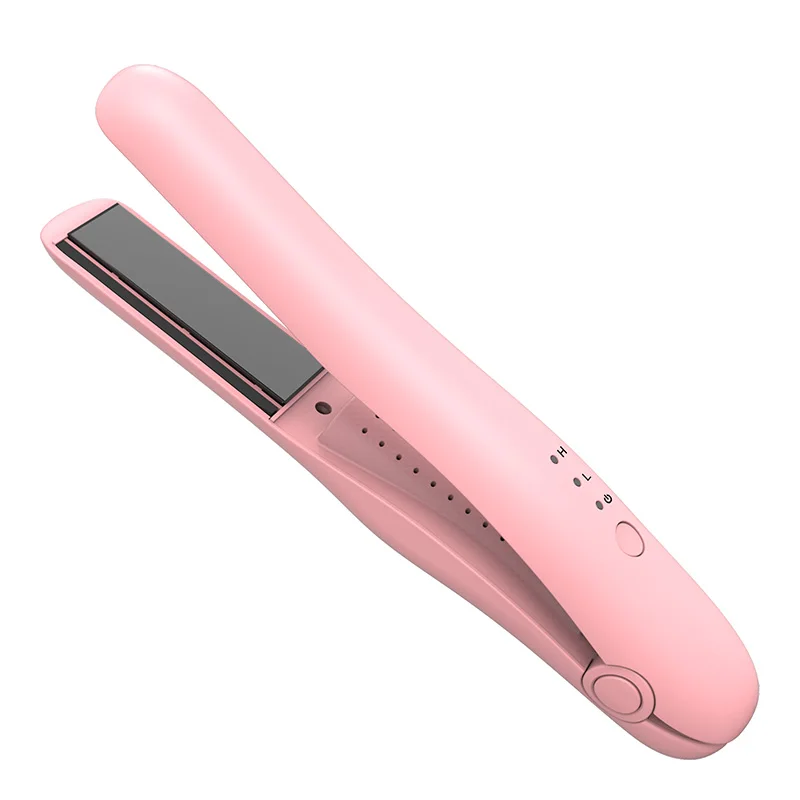 Custom Private Label USB Rechargeable Wireless Ceramic Flat Iron Cordless Hair Straightener