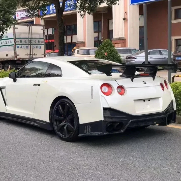 for GTR Spoiler Discount!!! 100% Fitment Carbon Fiber Spoiler for Gtr r35 Nismo style Tail Wing Tail Fin High Quality Good price