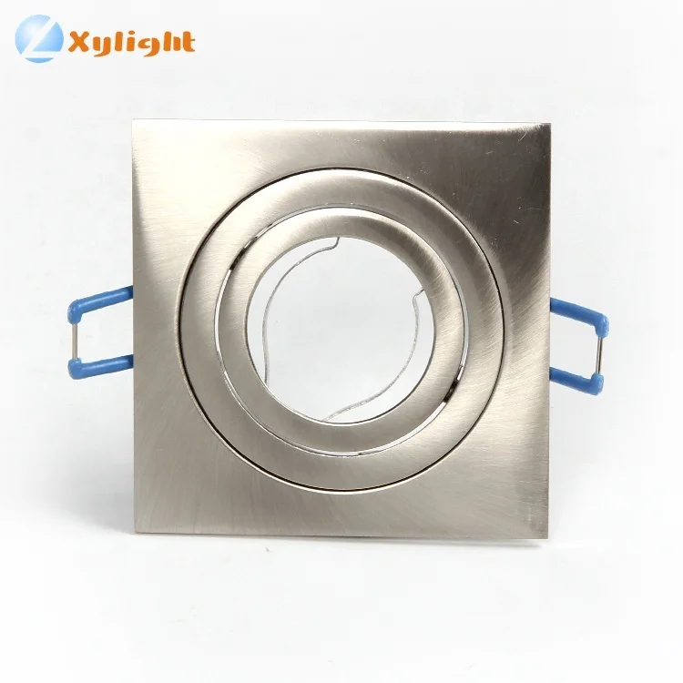 
Recessed led office light square mr16 gu10 cob smd cut size 80mm led ceilling downlight housing fixture 