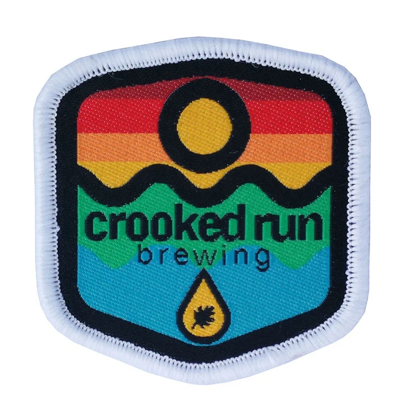 Factory Production High Quality Embroidery Logo Iron on Patches for Clothes/Custom Woven Patches
