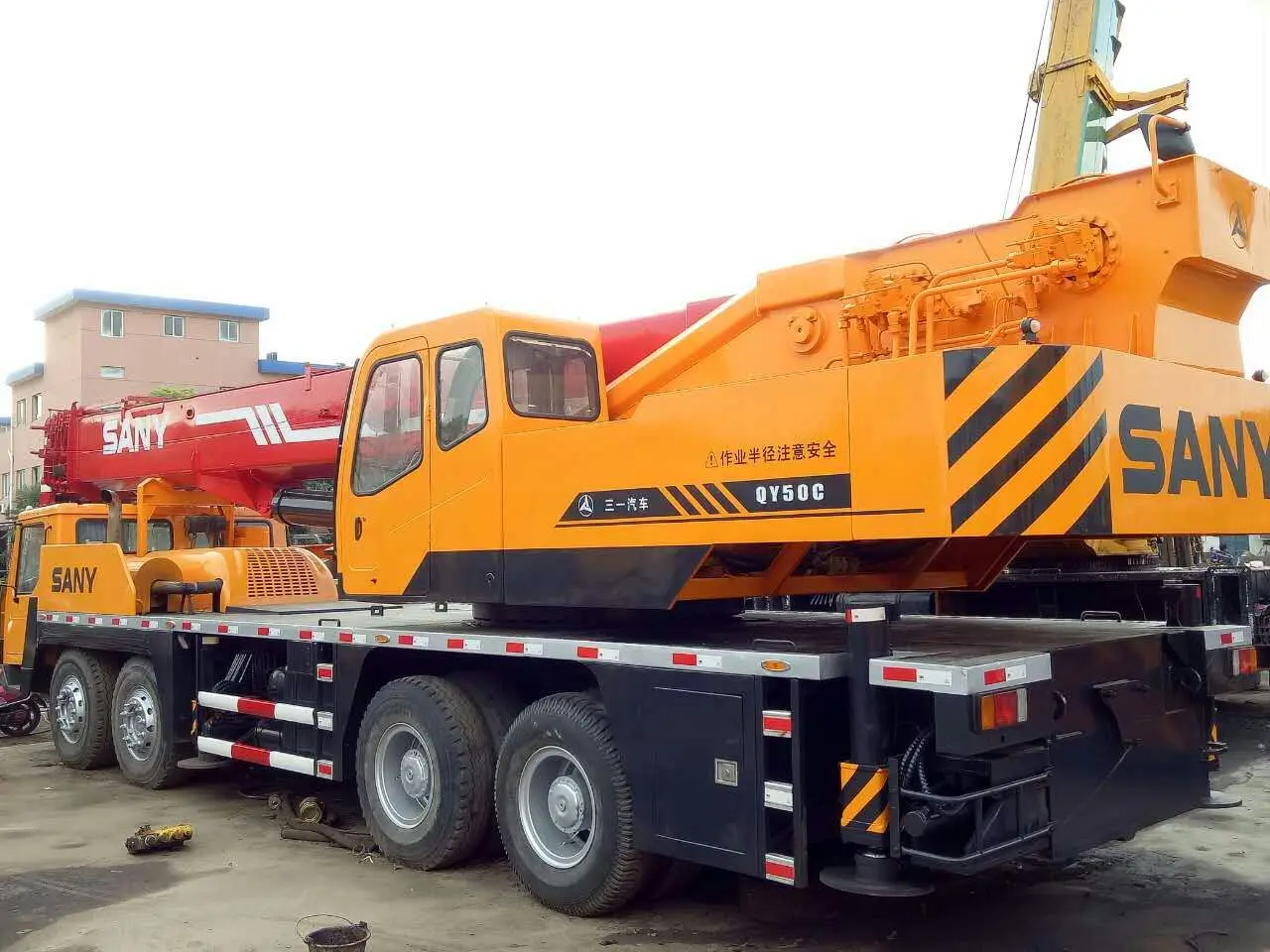 Best Selling Sany 50 Ton Truck Crane Telescopic Boom Hydraulic Folding Boom Crane
