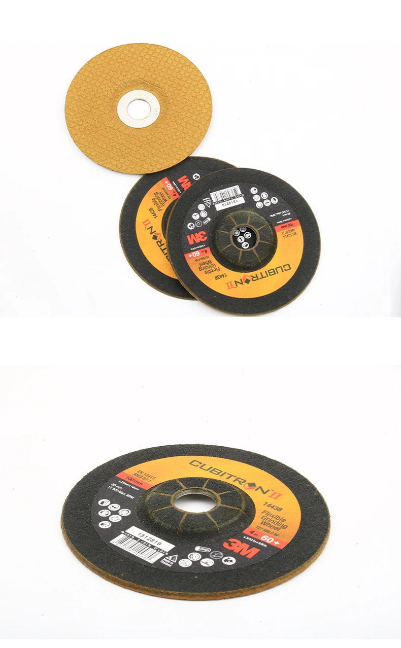 60# 4 inch 100mm 103mm cheap price used for grinding white fused alumina WFA flexible grinding wheel