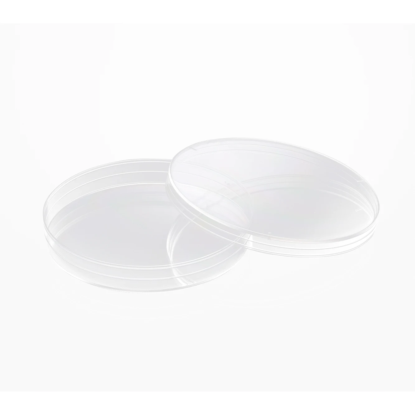 90x15mm Laboratory PS Material EO Stetile Clear Petri Dishes Plastic Consumables