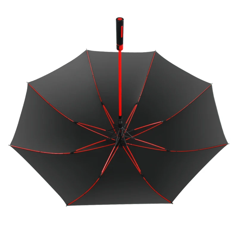 2022 OEM and ODM 30 Inch 8 Rib  Golf Umbrella  Wind- Proof Waterproof Straight Umbrella