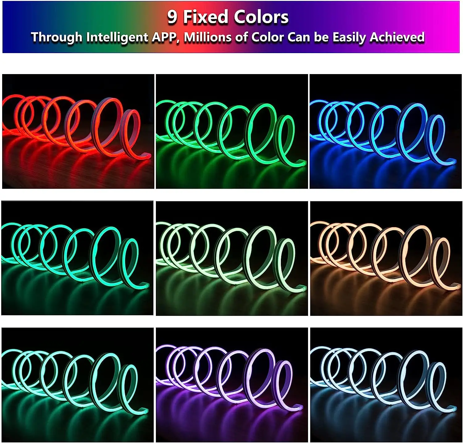China strip neon tube lights manufacturers smart neon strip light for car interior led neon strip lights