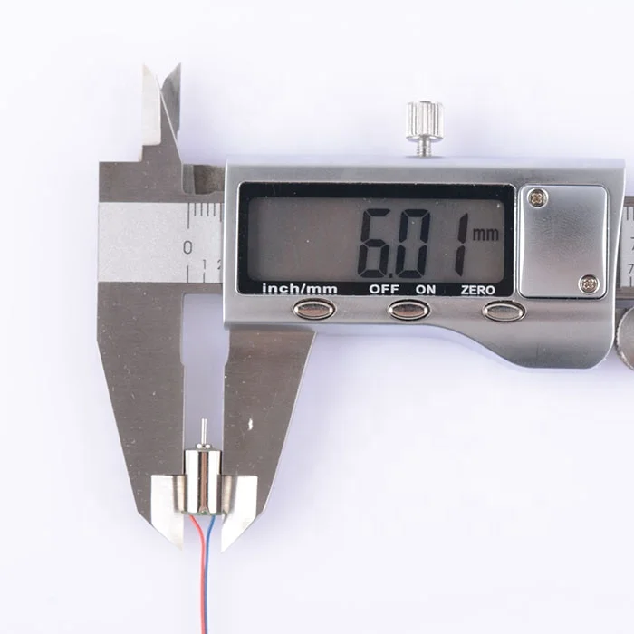 1.5v 3v 6mm 610 mini generator motor dc coreless motor for drone toy motor lead wires