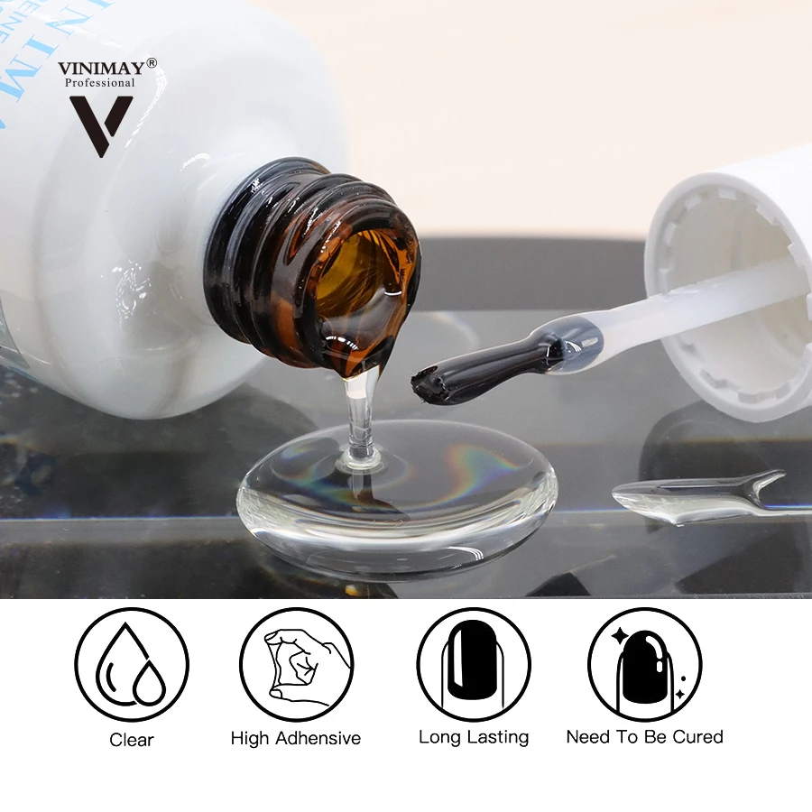 Vinimay Hot Sale Sealant Primer Top Coat Base Coat Set Soak Off UV Gel Polish Detachable Primer Wholesale