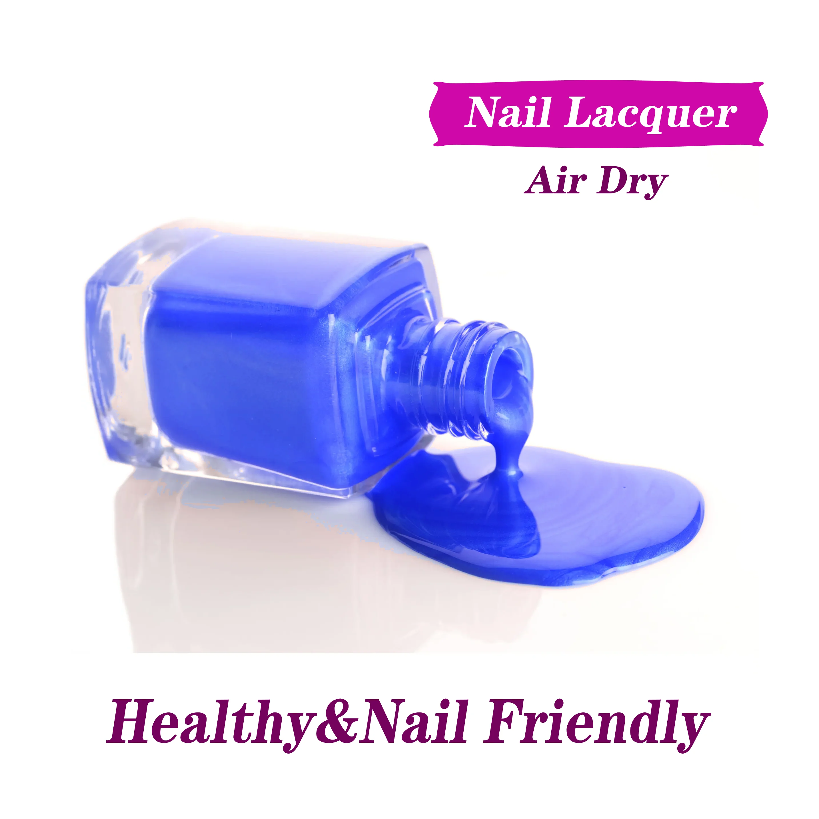 High Quality 15ml Quick Dry Nail Polish Lacquer Long Lasting Shiny Organic Oil Based Normal Base Top Coat for Nails