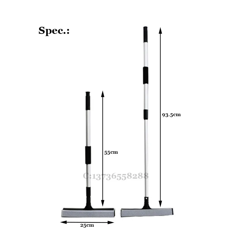 HQ9706 factory manufacture sponge window squeegee cleaning long handle