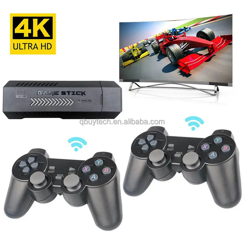 High-Quality 4K X2 Gaming Console with 64GB Storage 30,000 Built-in Games, and TV Connectivity for Immersive Video Game