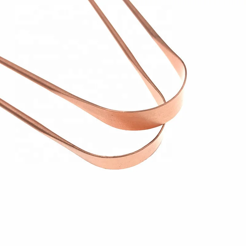 Home travel home use real pure copper tongue scraper with packaging premium quality copper tongue cleaner scraper
