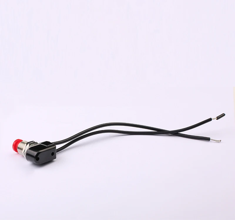 Toowei toggle switch 2 pin NC/NO special push button toggle switch with wire