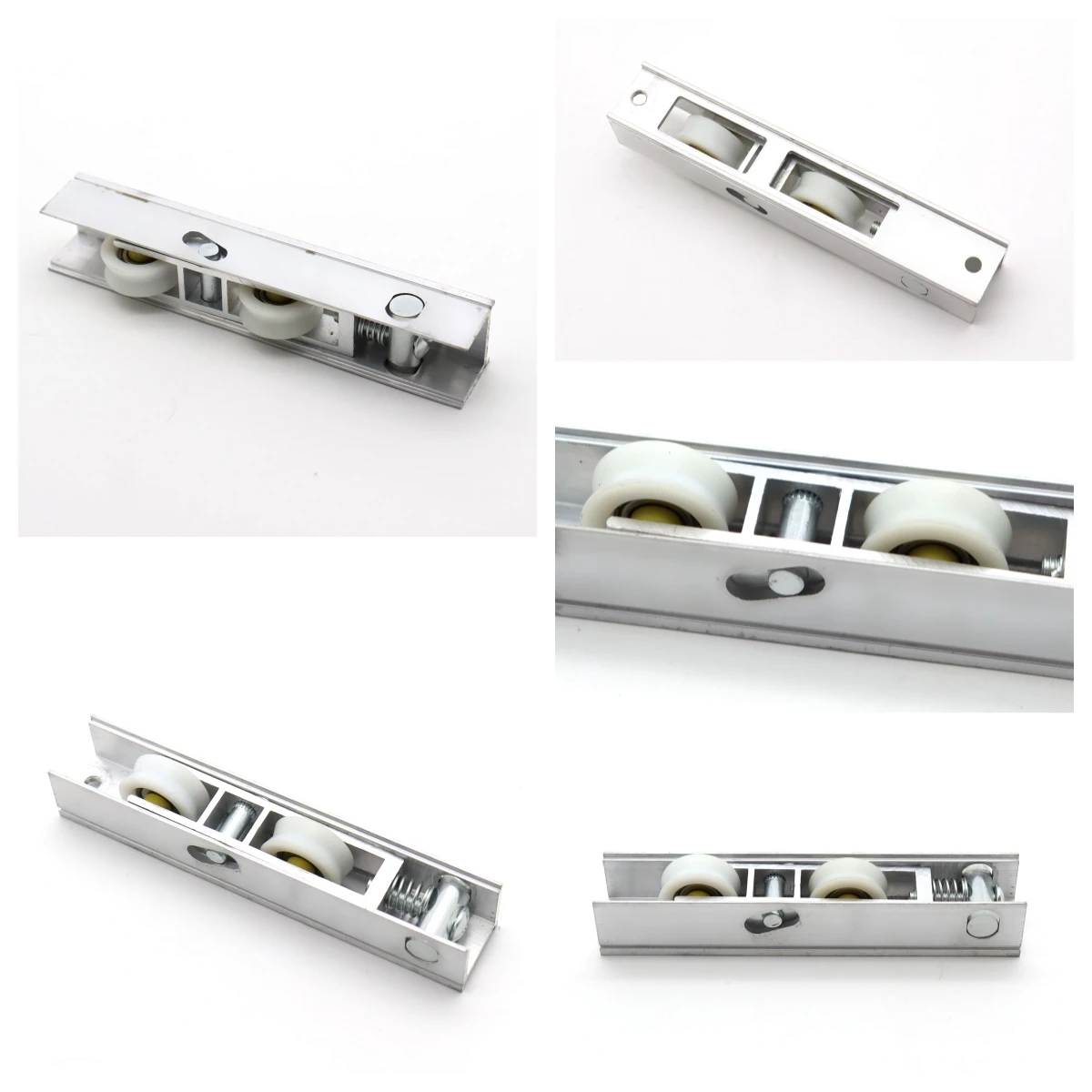 Hidden Nylon Plastic Adjustable Heavy Duty  Aluminum Alloy Roller Wheel Bearings for Sliding door window