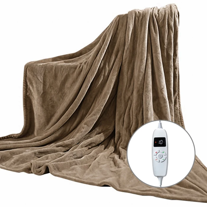 China Best Price ETL Approval 110V 50*60inch Electric Throw Blanket Home Bed Warmer