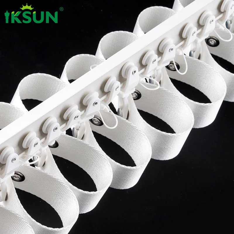 IKSUN China Factory S Wave Curtain Ripple Fold Binding Tape Ripple Fold Curtain Track Tape