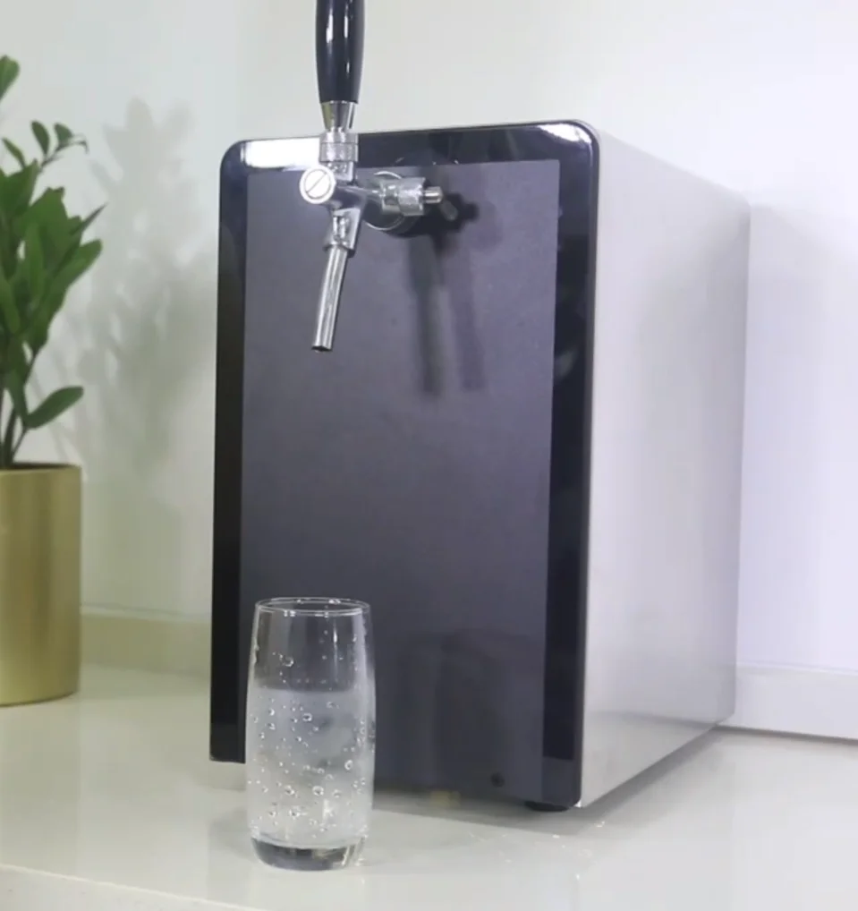 Cold Sparkling Water Dispenser Ice Soda Water Maker Machine Stainless Steel Gas Water Dispenser