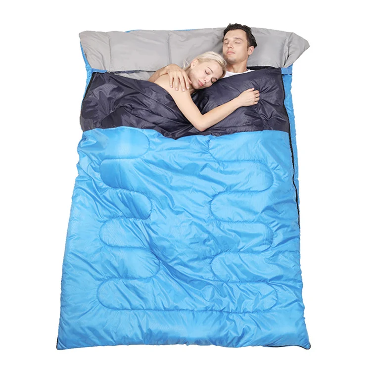 
Double People Couple Winter High Quality Lightweight Printed Sleeping Bag For Outdoor Camping 