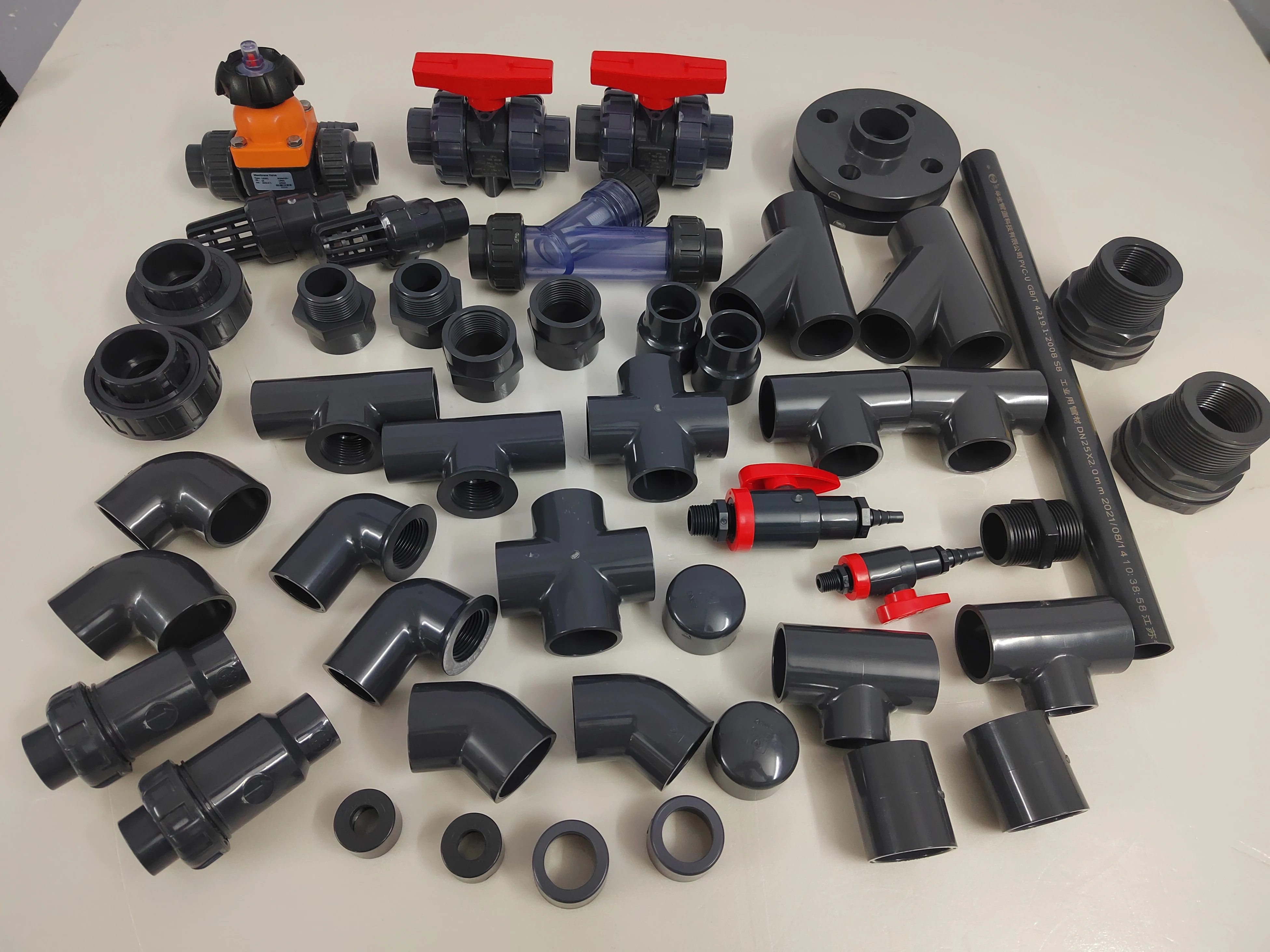 Production and sales of UPVC pipes, pipe fittings and valves for water treatment.