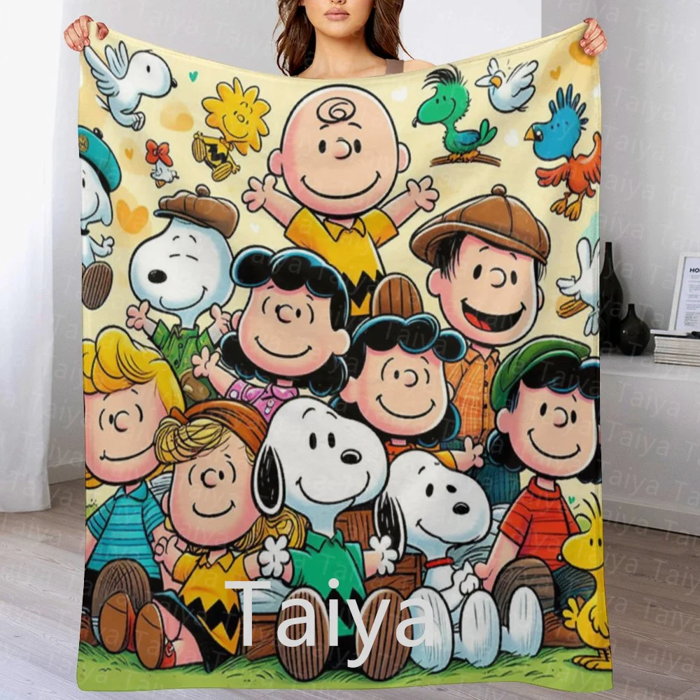 Custom cartoon anime cute Star Yo da baby Print Fleece Travel Flannel Throw Fashion kids Blanket