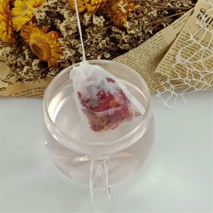 
Low Price wood Pulp Eco Filter Drawstring Large Filter Heat Seal Tea Bag Papers 