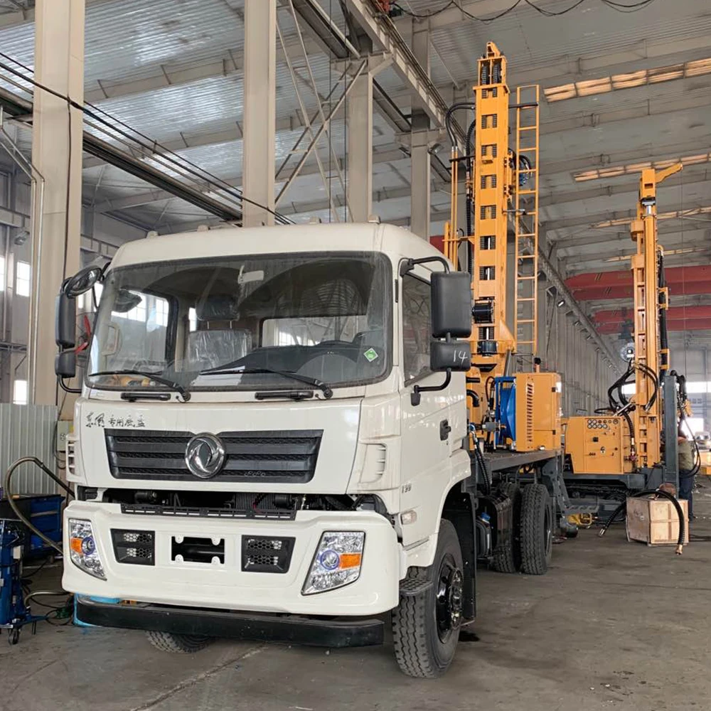 MWC-1000V new Hydraulic Borehole Truck-mounted water well drilling rig for water well 1000m Drilling Machines for Water Wells